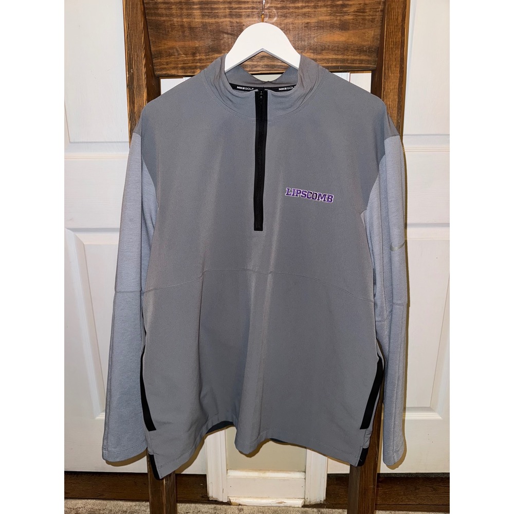 Nike‎ Golf Tour Performance 1/4 Zip Pullover Gray LIPSCOMB University Men XL